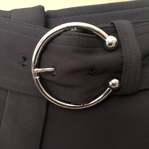 NWT A.L.C. Clive Tail High Waist Navy Blue Shorts Size 4 - Picture 9 of 12